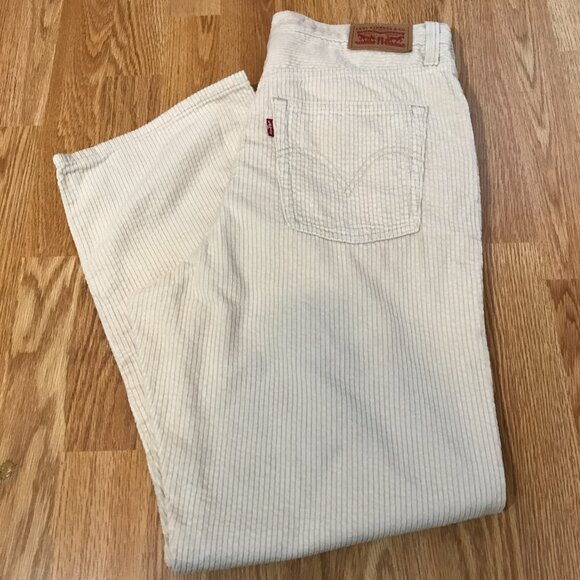 Levi's Ribcage Straight Ankle Jean Corduroy Pants Size 31 - Picture 13 of 14